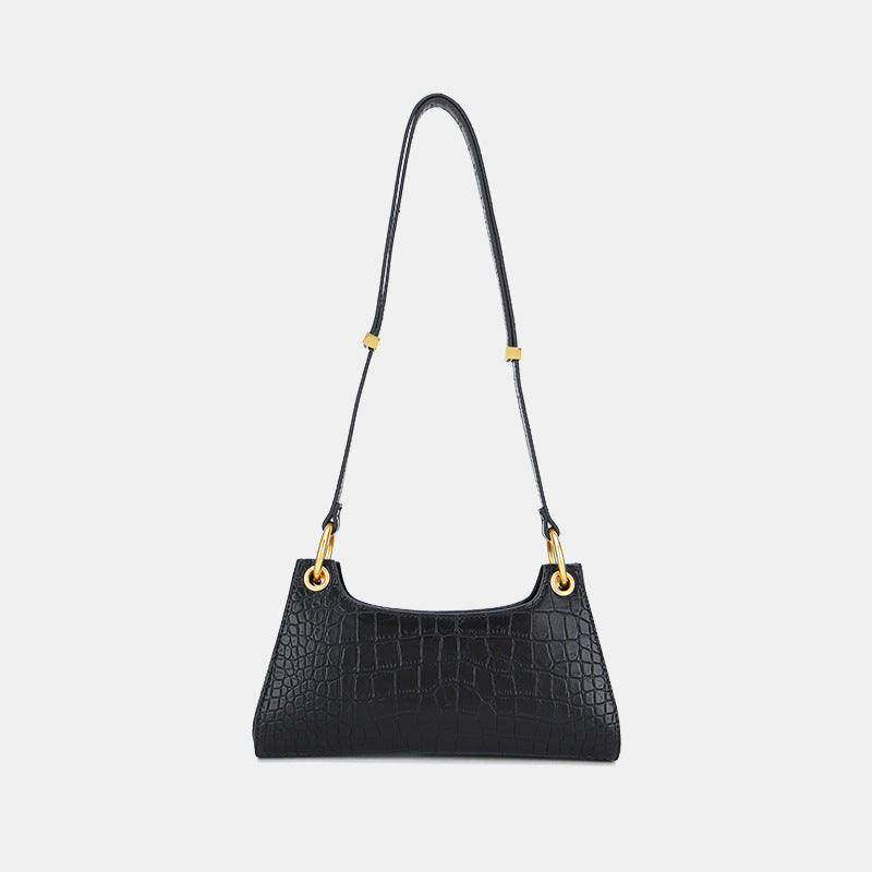 Ladies Double Shoulder Strap One Shoulder Underarm Baguette Bag