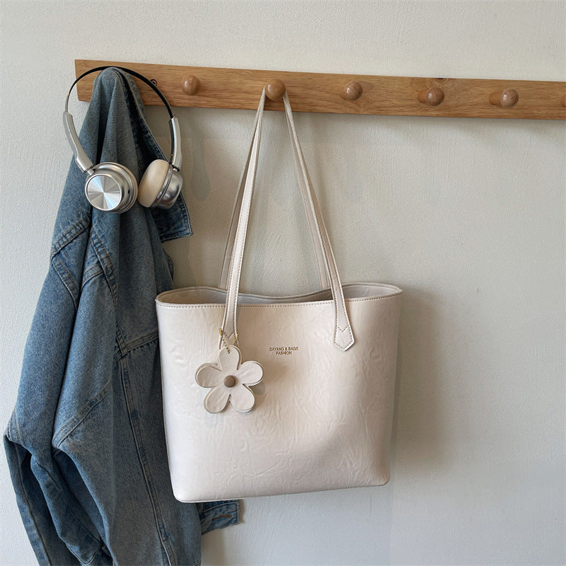Underarm Bag Textured Tote Bag Simple Women's Bag
