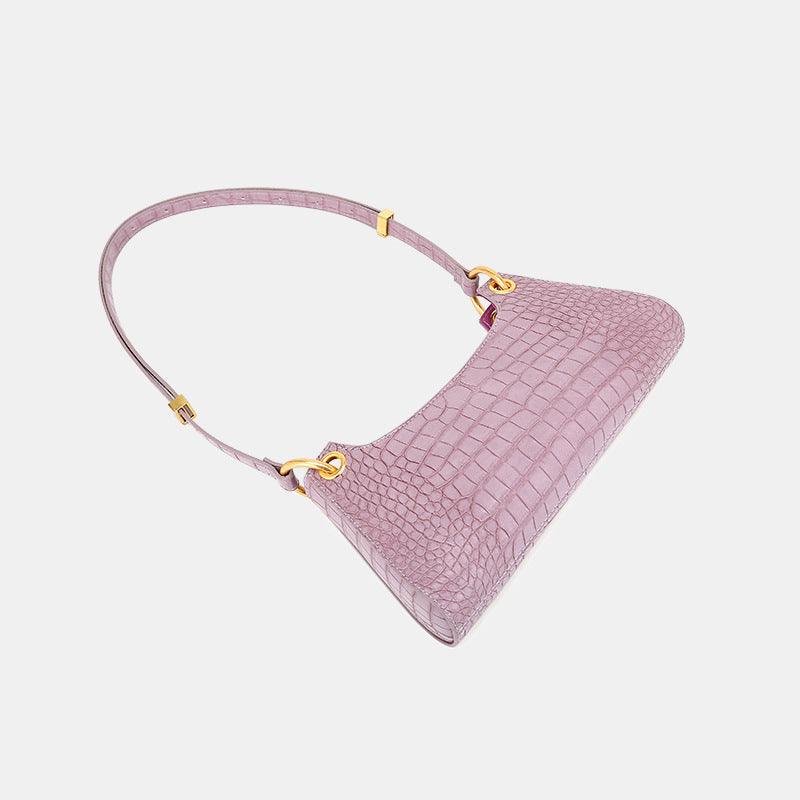 Ladies Double Shoulder Strap One Shoulder Underarm Baguette Bag