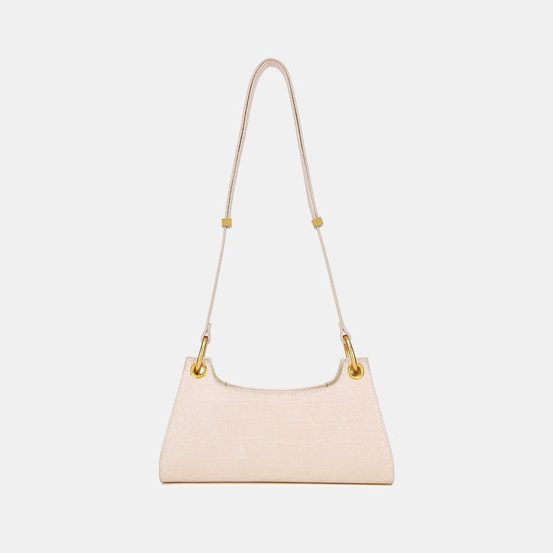 Ladies Double Shoulder Strap One Shoulder Underarm Baguette Bag