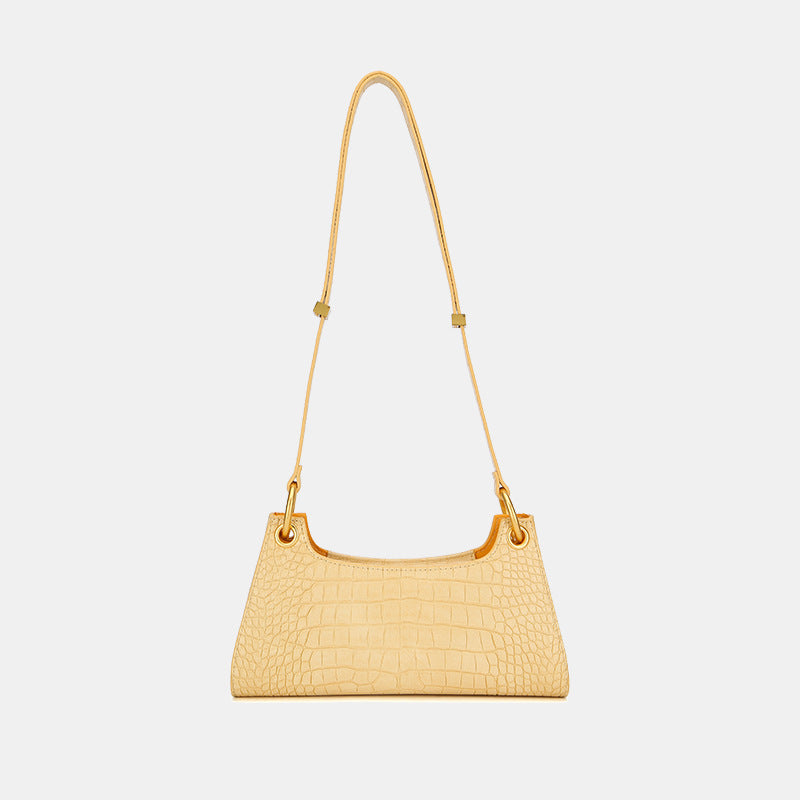 Ladies Double Shoulder Strap One Shoulder Underarm Baguette Bag